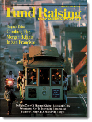 Fundraising Magazine Cover
